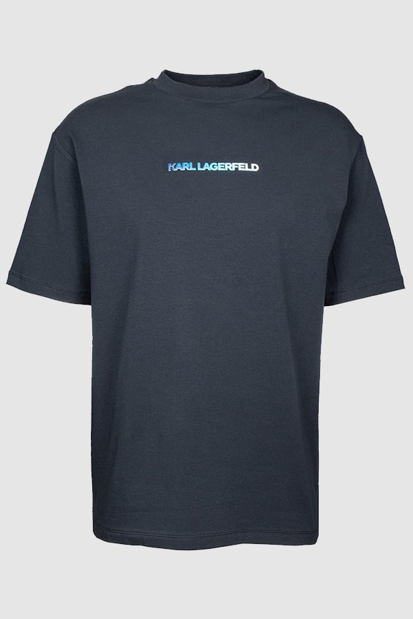 ΜΠΛΟΥΖΑ T-SHIRT KARL LAGERFELD - 690 ΜΠΛΕ